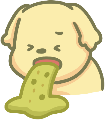 狗狗嘔吐物為黃綠色膽汁可能是胃酸過多引起